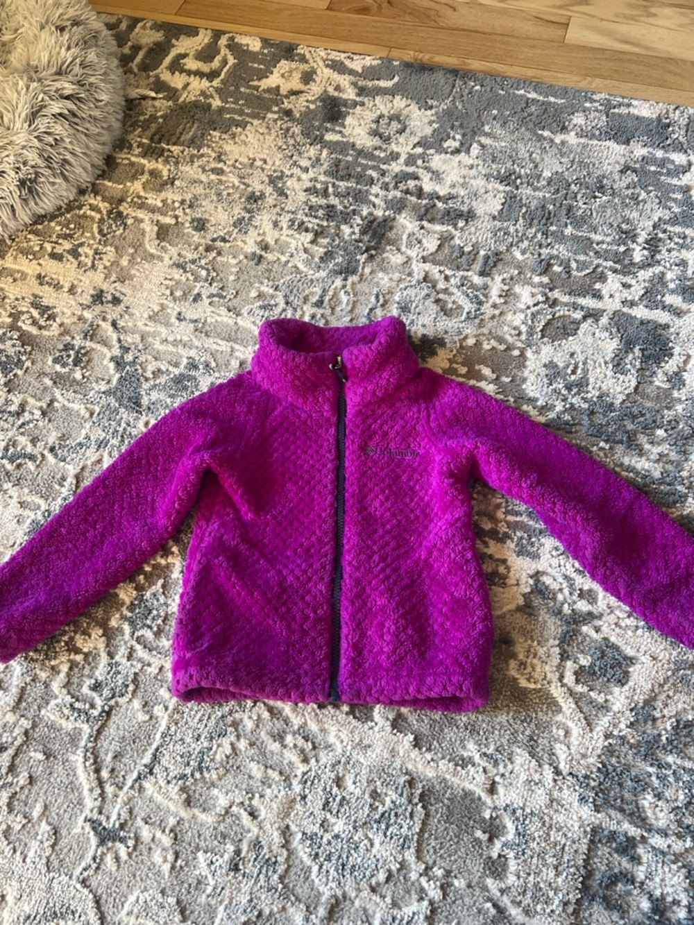 Columbia Magenta Plush Fleece Jacket